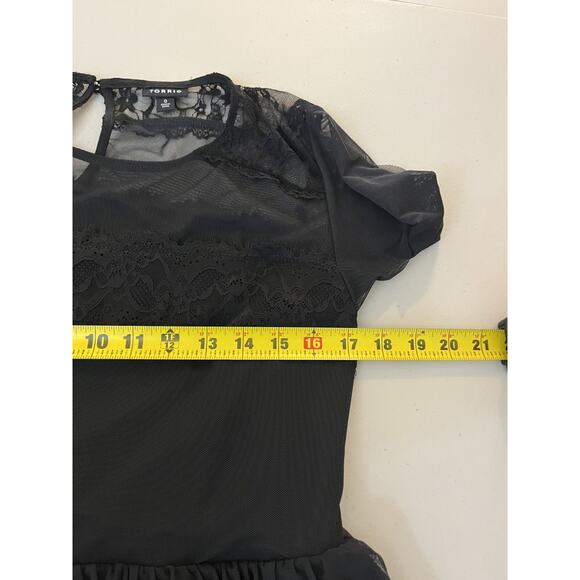 Gothic Romance Victorian Inspired Vampire Witchy Tulle Tiered Fairygoth Dress 0 - Picture 13 of 15